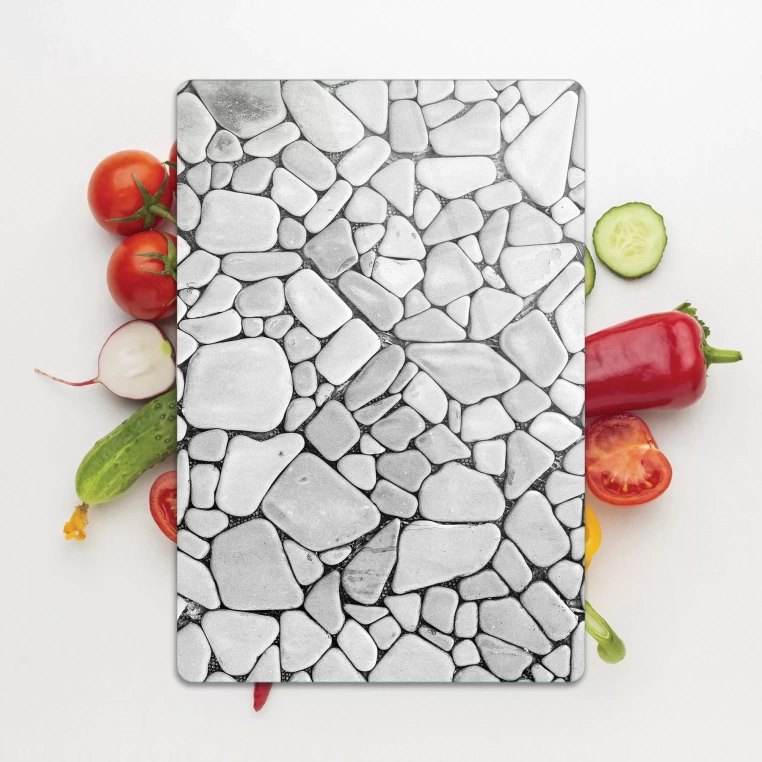 Tempered Glass Cutting Board - Stonewall