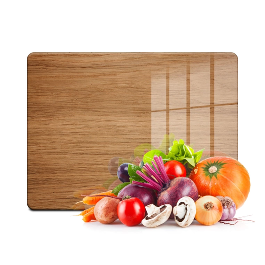 Tempered Glass Cutting Board - Walnut