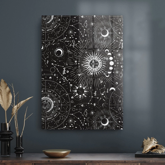 Vivantes Tempered Glass Wall Art - Horoscope