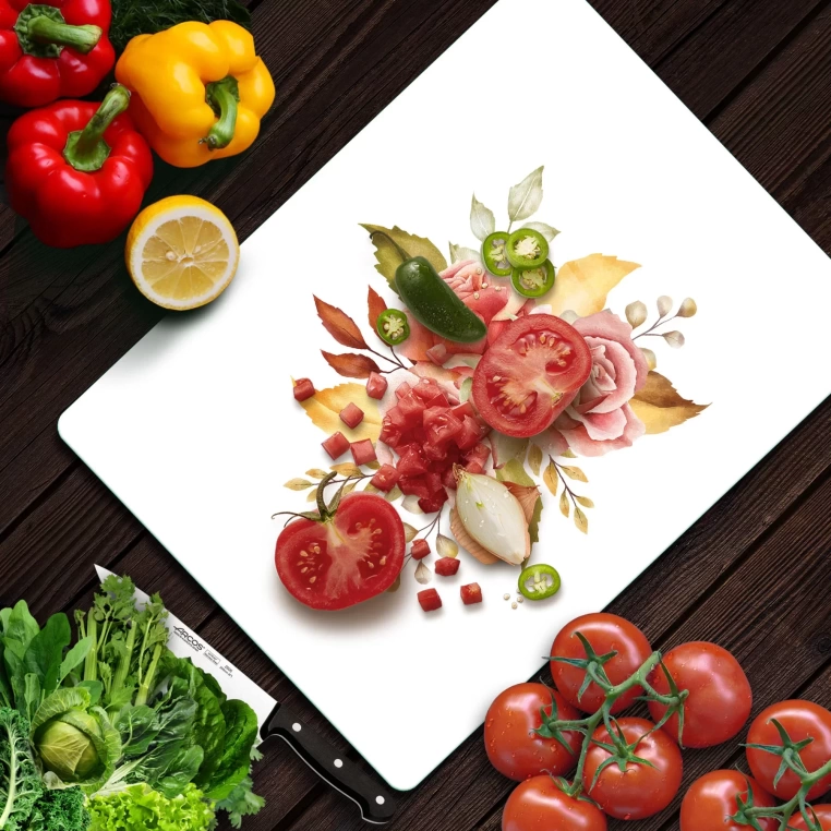 Tempered Glass Cutting Board - TriRose