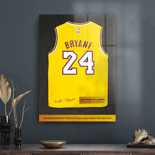 Vivantes Tempered Glass Wall Art - Basketball's Kobe Bryant