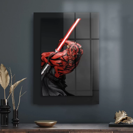 Vivantes Tempered Glass Wall Art - Darth Maul