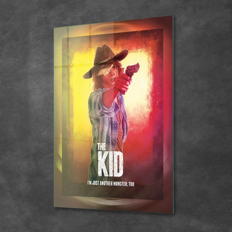 Vivantes Tempered Glass Wall Art - The Kid