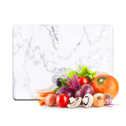 Tempered Glass Cutting Board - Classic Marble