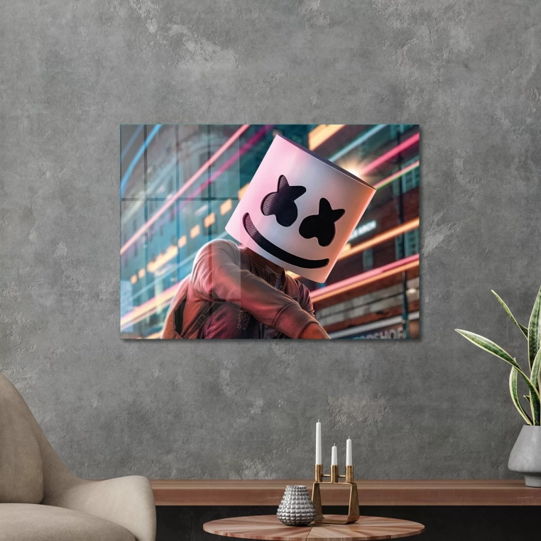 Vivantes Tempered Glass Wall Art - Marshmallow Gamer