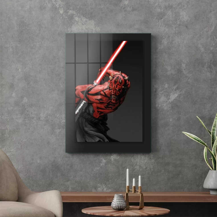 Vivantes Tempered Glass Wall Art - Darth Maul