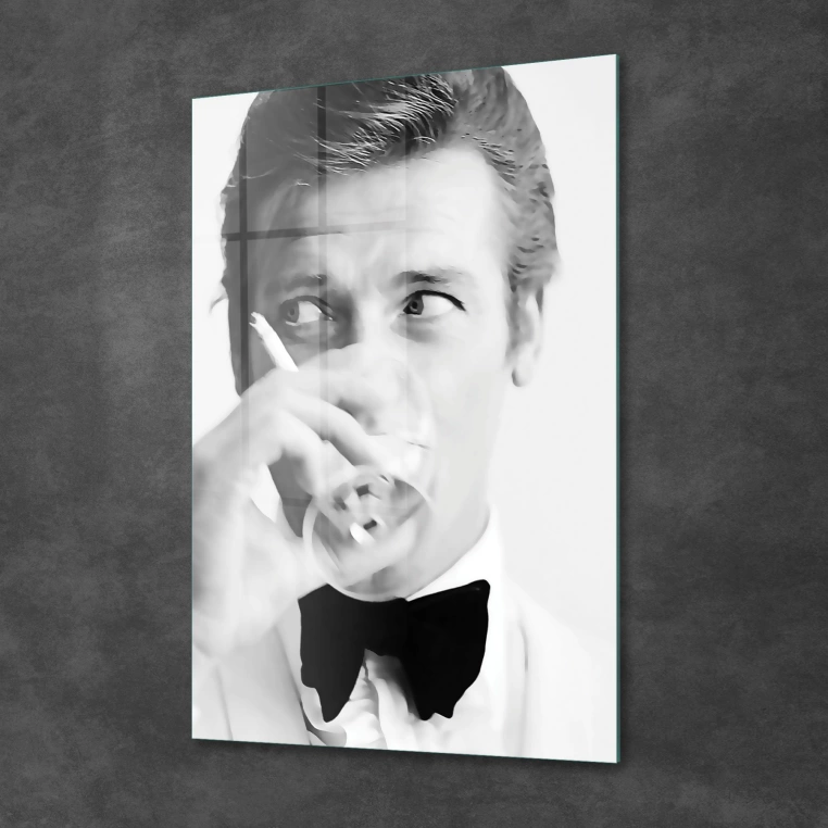 Vivantes Tempered Glass Wall Art - James Bond