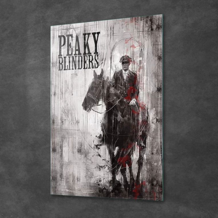 Vivantes Tempered Glass Wall Art - Peaky Blinders