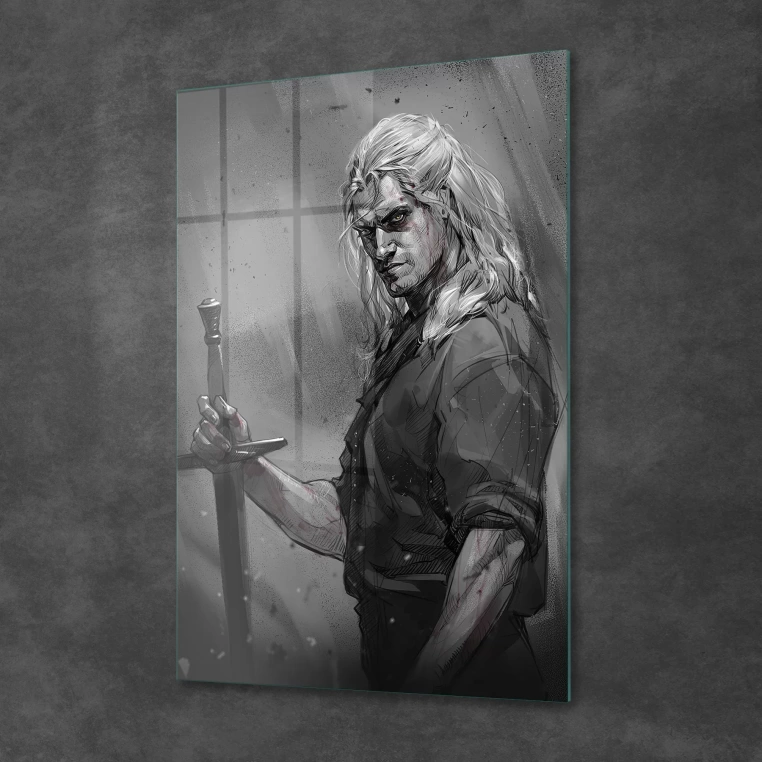 Vivantes Tempered Glass Wall Art - The Witcher