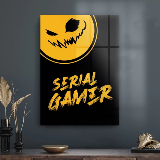 Vivantes Tempered Glass Wall Art - Serial Gamer Y