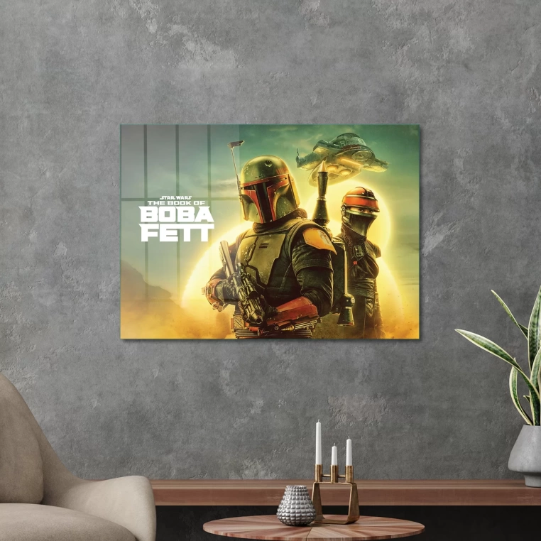 Vivantes Tempered Glass Wall Art - Star Wars Boba Fett