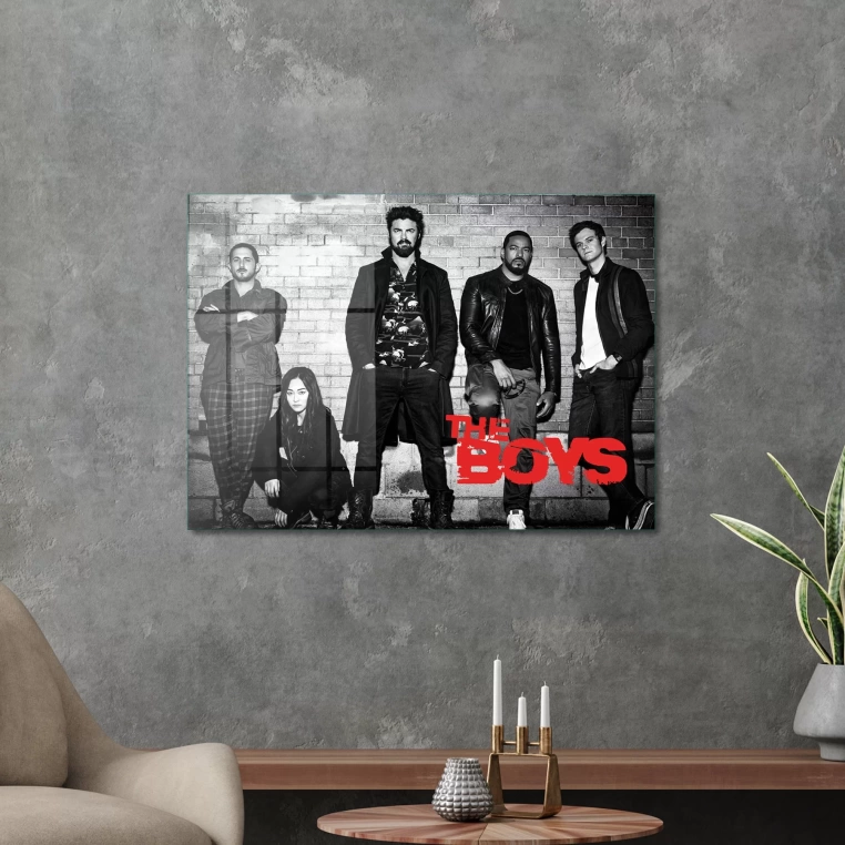 Vivantes Tempered Glass Wall Art - The Boys