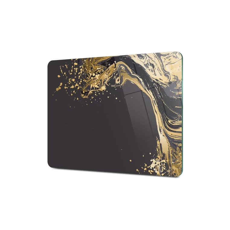 Tempered Glass Cutting Board - Golden Splash