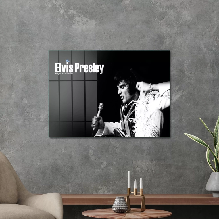 Vivantes Tempered Glass Wall Art - Elvis P