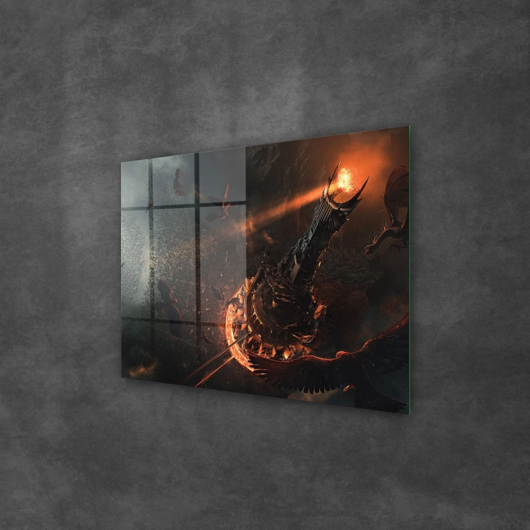 Vivantes Tempered Glass Wall Art - Battle of Mordor