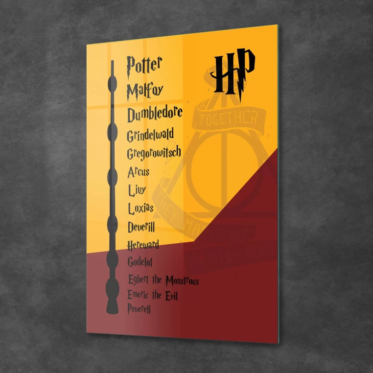 Vivantes Tempered Glass Wall Art - Harry Potter T