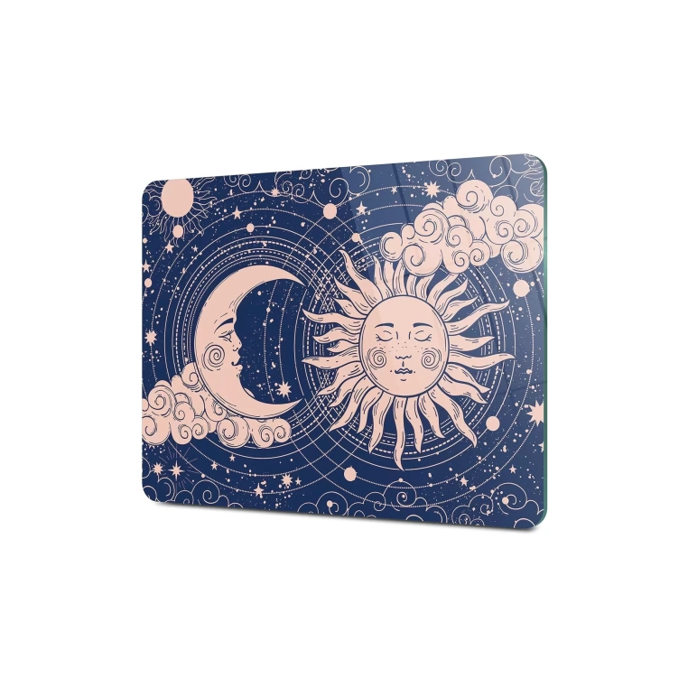 Tempered Glass Cutting Board - Sleepy Sun