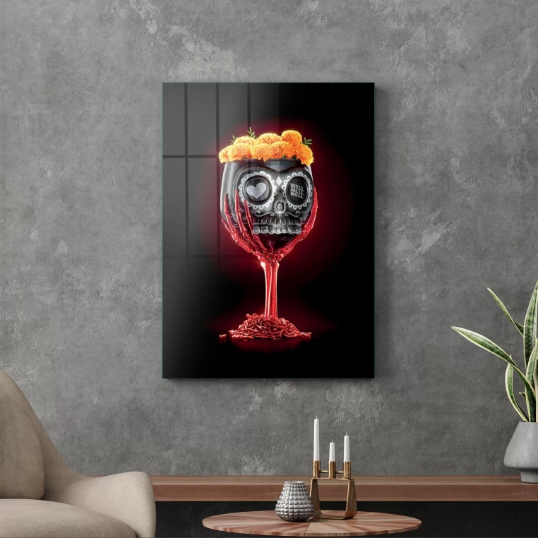 Vivantes Tempered Glass Wall Art - Death Glass