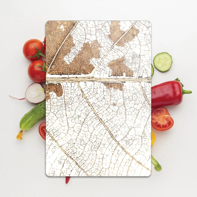 Tempered Glass Cutting Board - Fall