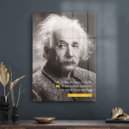 Vivantes Tempered Glass Wall Art - Einstein S