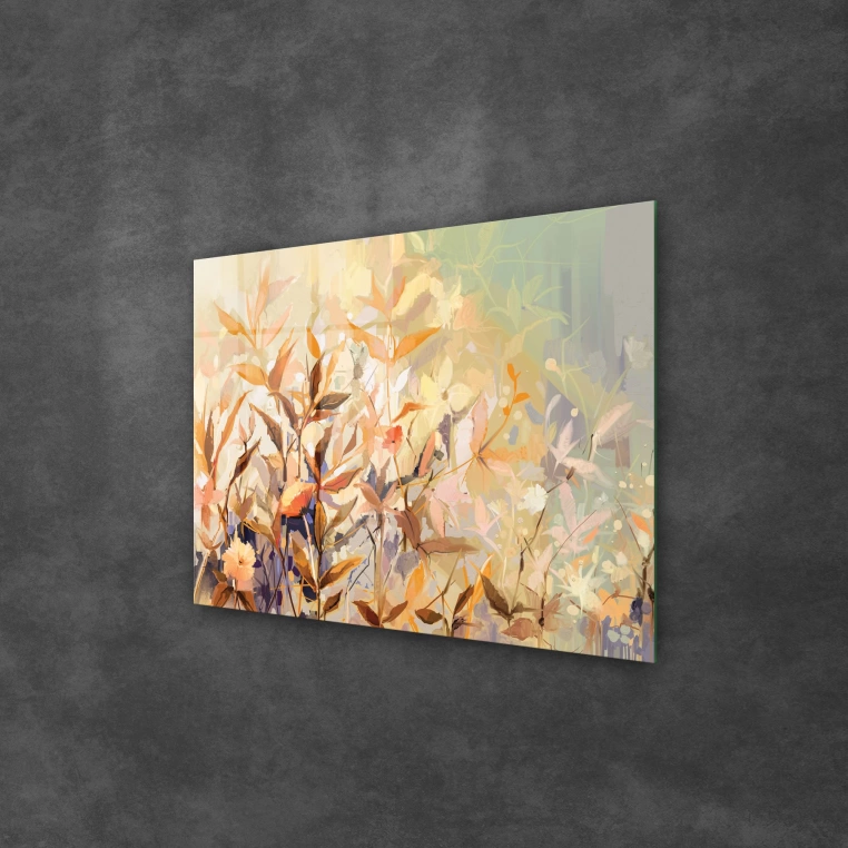 Vivantes Tempered Glass Wall Art - Dry Field