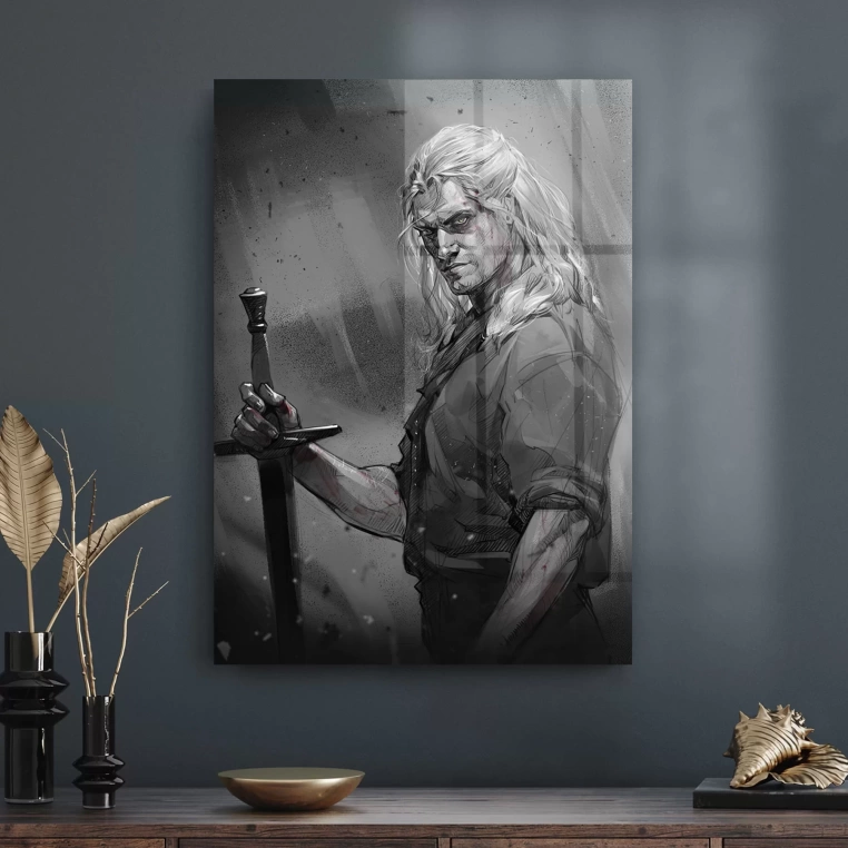 Vivantes Tempered Glass Wall Art - The Witcher