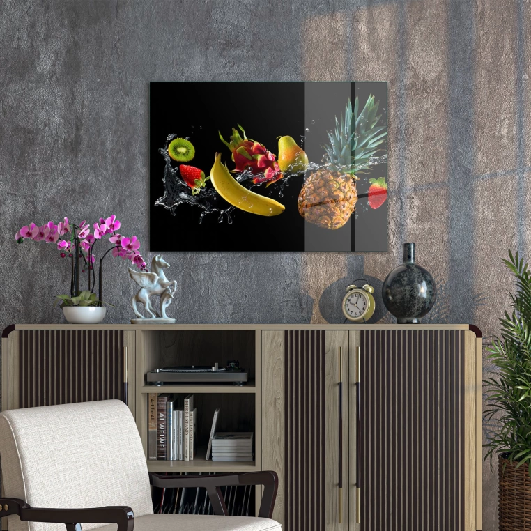 Vivantes Tempered Glass Wall Art - Fruits