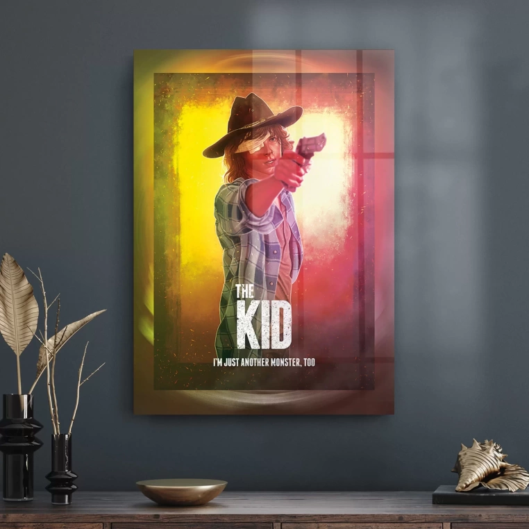 Vivantes Tempered Glass Wall Art - The Kid