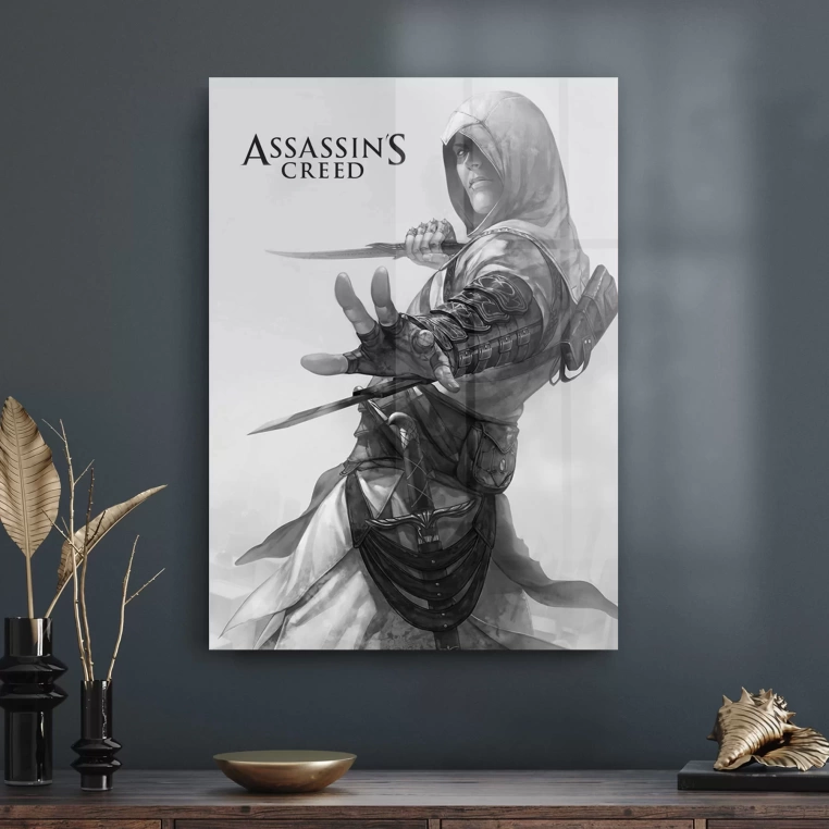 Vivantes Tempered Glass Wall Art - Assasin's Creed