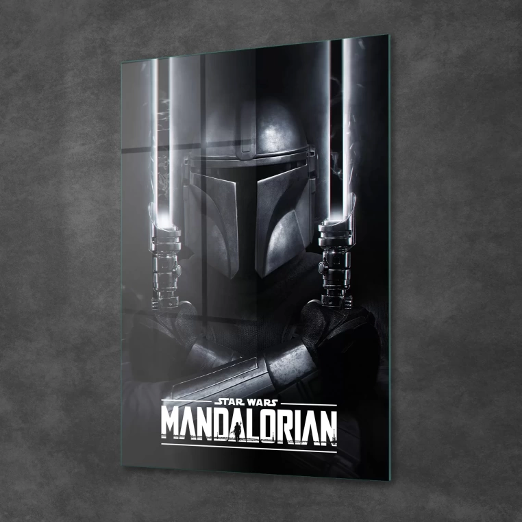 Vivantes Tempered Glass Wall Art - Star Wars Mandalorian K