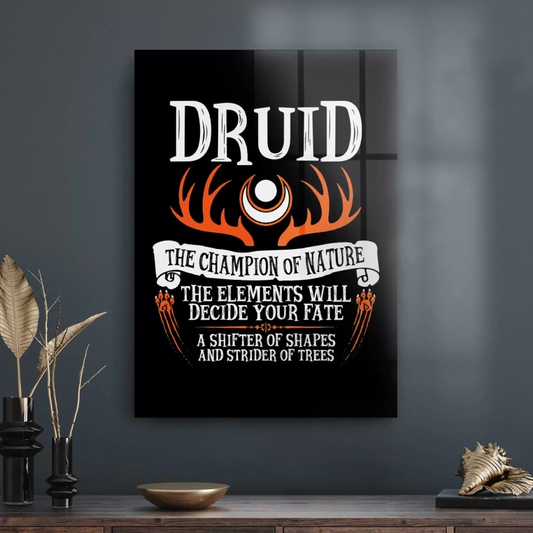 Vivantes Tempered Glass Wall Art - Druid