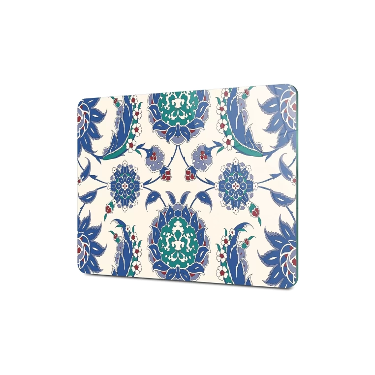 Tempered Glass Cutting Board - Turkish Vined Tiles