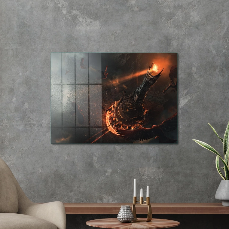 Vivantes Tempered Glass Wall Art - Battle of Mordor