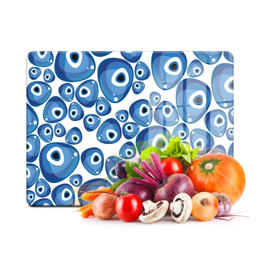 Tempered Glass Cutting Board - 3d Evileyes