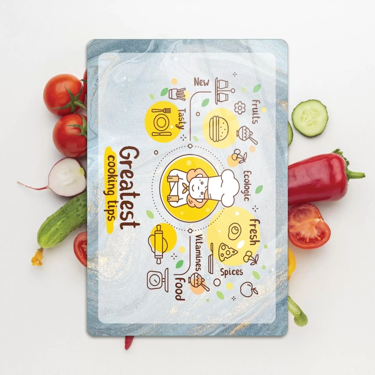 Tempered Glass Cutting Board - Fun Cooking