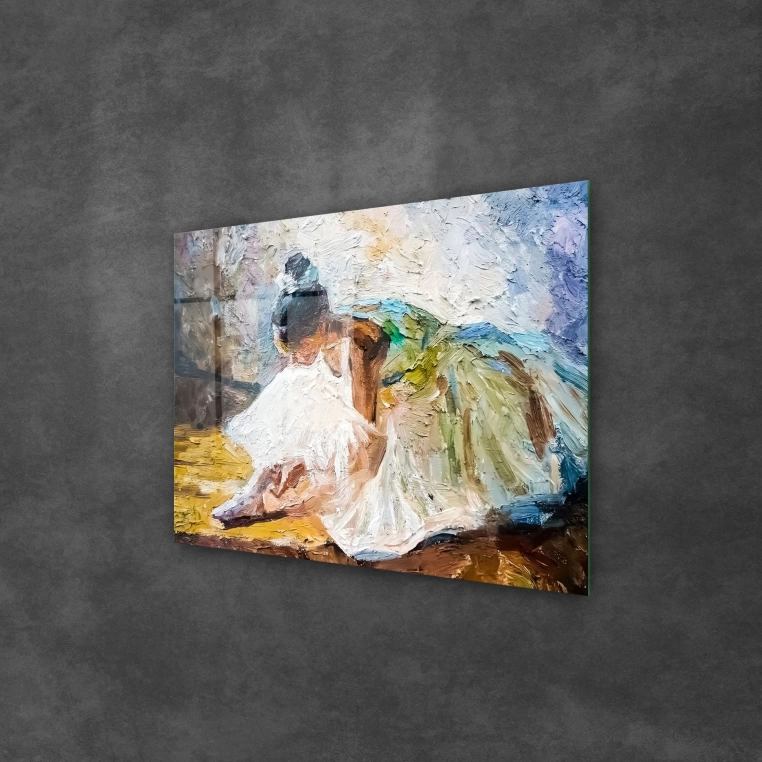 Vivantes Tempered Glass Wall Art - Little Ballet Girl