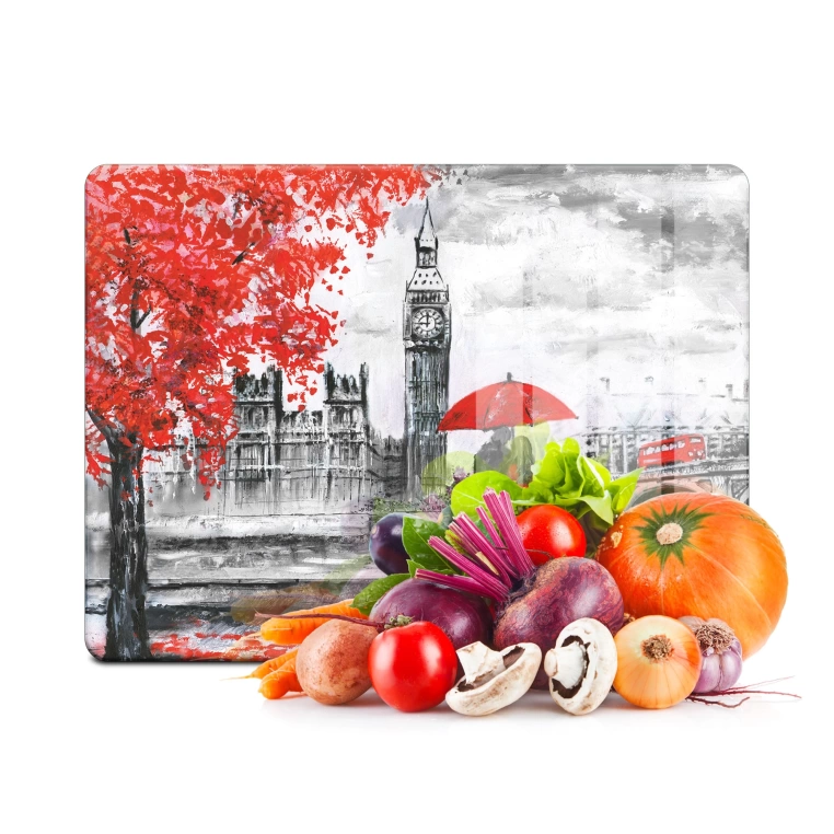 Tempered Glass Cutting Board - London