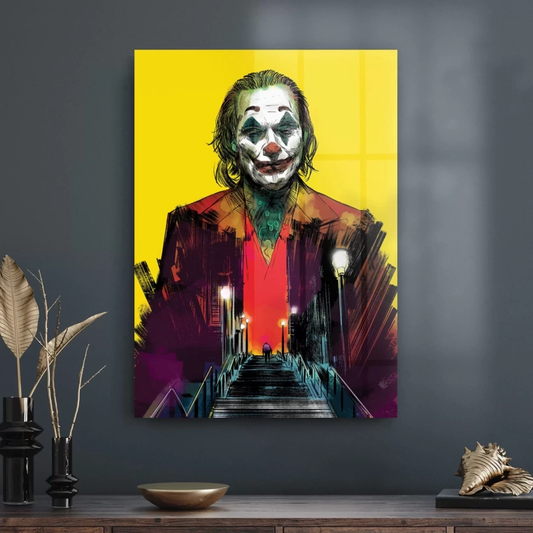 Vivantes Tempered Glass Wall Art - Joker Y