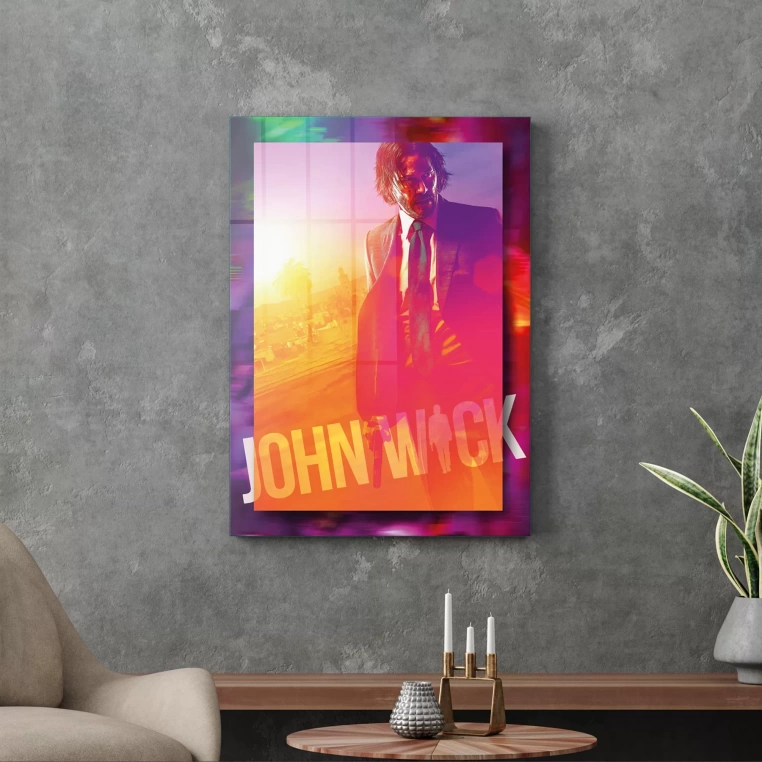 Vivantes Tempered Glass Wall Art - John Wick