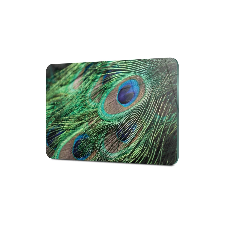 Tempered Glass Cutting Board - Peacock