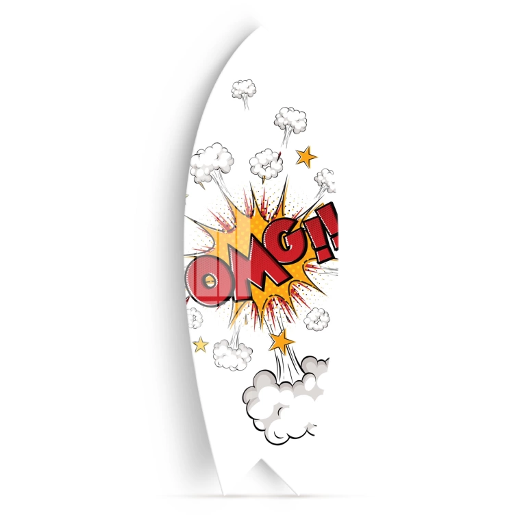 Vivantes Decorative Surfing Board in 4mm Tempered Glass-OMG!!