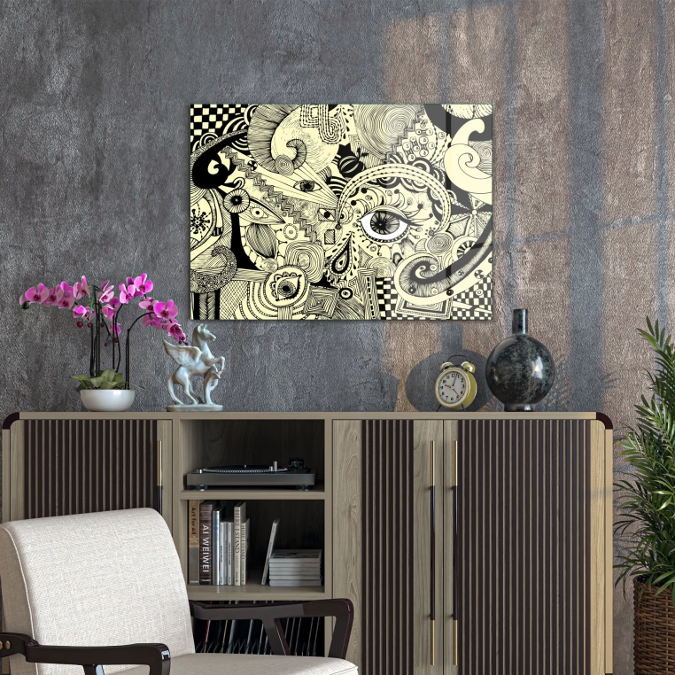 Vivantes Tempered Glass Wall Art - Woodo eye