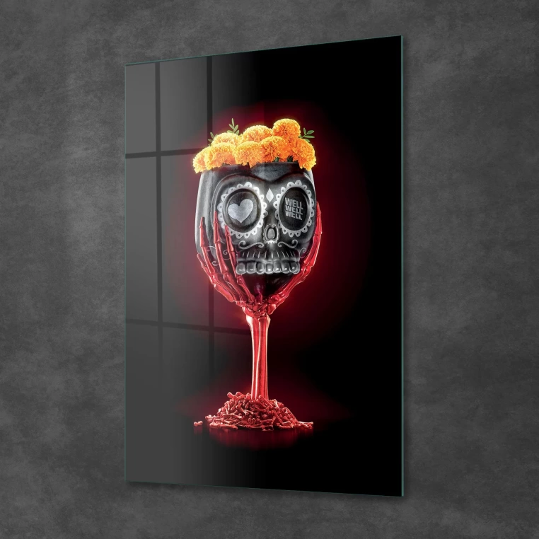 Vivantes Tempered Glass Wall Art - Death Glass