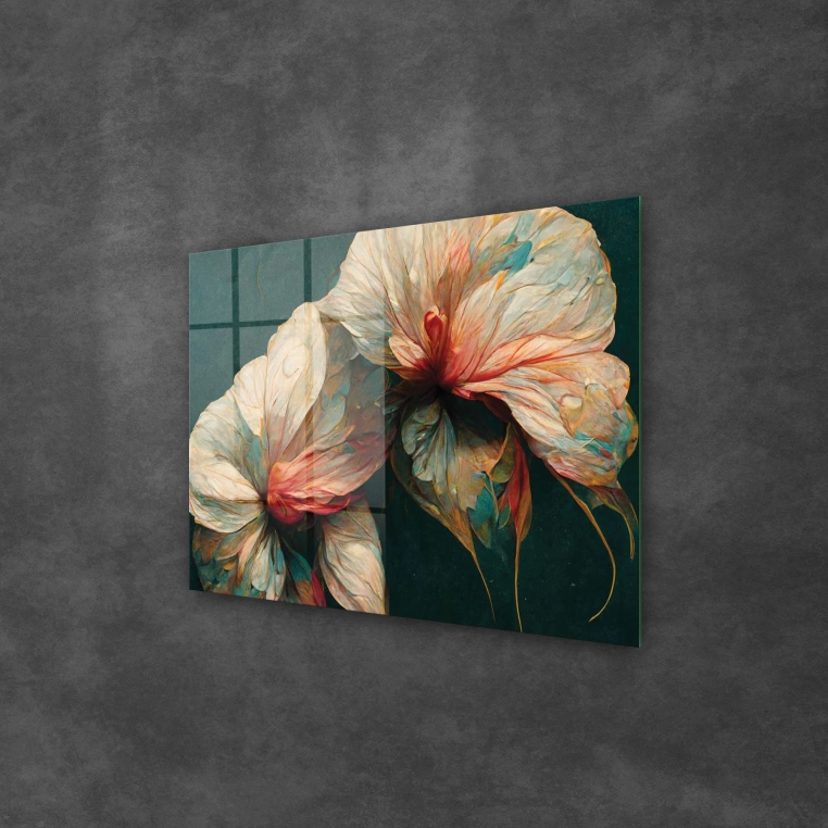 Vivantes Tempered Glass Wall Art - Wild Lilium