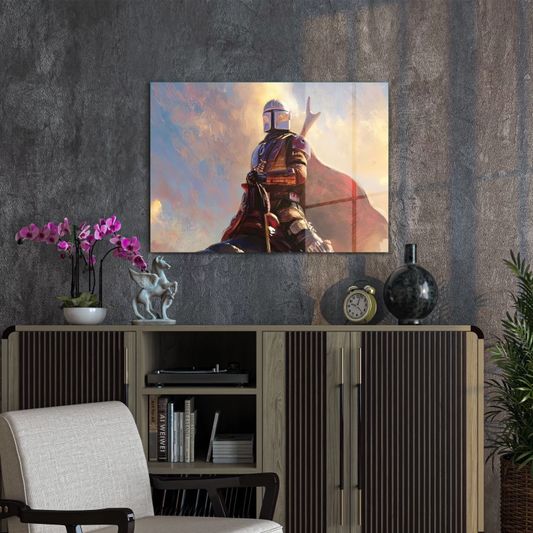 Vivantes Tempered Glass Wall Art - Star Wars Mandalorian