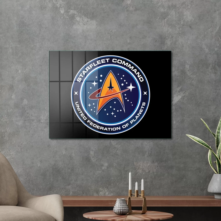 Vivantes Tempered Glass Wall Art - Starfleet Command