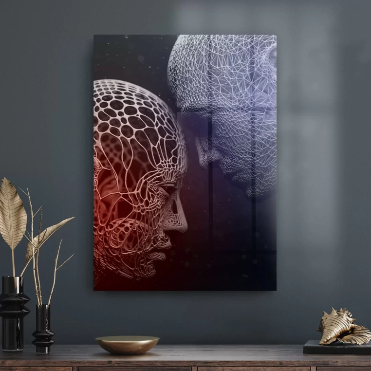 Vivantes Tempered Glass Wall Art - Vision