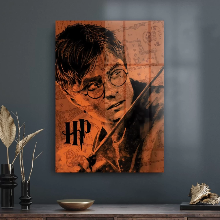 Vivantes Tempered Glass Wall Art - Harry Potter Hogwarts P