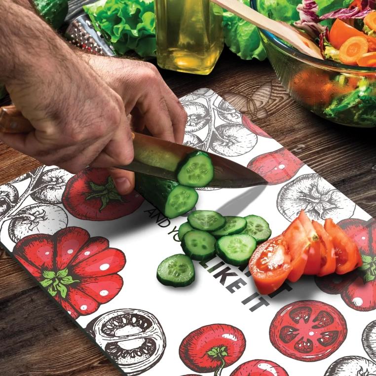 Tempered Glass Cutting Board - You'll Eat It