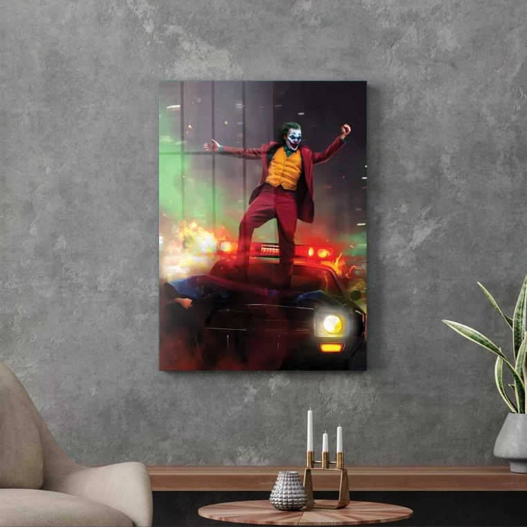 Vivantes Tempered Glass Wall Art - Joker P